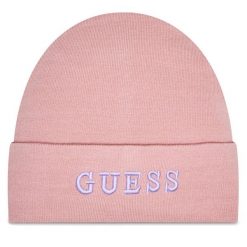Czapka Guess. Czerwone czapki zimowe damskie Guess. Za 149.99 zł.