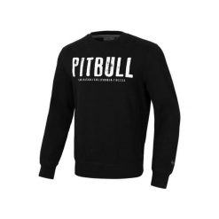 Bluza męska Pitbull Street King. Czarne bluzy bez kaptura męskie PITBULL, bez wzorów, sportowe, bez kołnierzyka, bez ramiączek. Za 179.99 zł.
