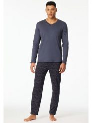 Schiesser Piżama w kolorze granatowym rozmiar: 56. Niebieskie piżamy męskie Schiesser, bez wzorów, z bawełny, bez ramiączek. Za 173.99 zł.
