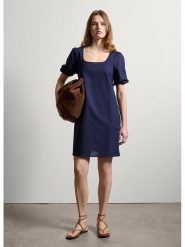 STEFANEL Sukienka w kolorze granatowym rozmiar: L. Niebieskie sukienki damskie Stefanel, l, bez wzorów, bez kołnierzyka, bez ramiączek, mini. Za 208.99 zł.
