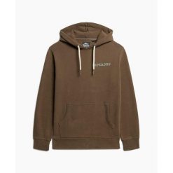 Bluza z kapturem z wzorem Superdry Tattoo. Zielone bluzy z kapturem męskie Superdry., s. Za 268.45 zł.