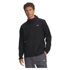 Kurtka Biegowa Męska Under Armour Funkcyjna Velociti Pro Storm Jacket. Czarne kurtki treningowe męskie Under Armour, m, bez wzorów, do biegania. W wyprzedaży za 312.80 zł.