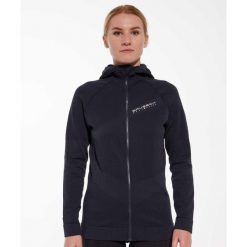 Bluza damska wełniana z kapturem Brubeck THERMO WOOL by Pustelnik. Czarne bluzy z kapturem damskie Brubeck, z wełny. Za 439.00 zł.