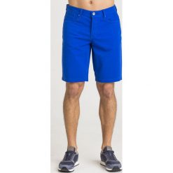 BERMUDY Armani Exchange. Niebieskie szorty męskie Armani Exchange, z aplikacjami, z bawełny. Za 251.40 zł.