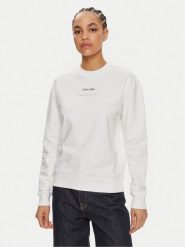 Calvin Klein Bluza Multi Logo K20K207216 Biały Regular Fit. Białe bluzy bez kaptura damskie CALVIN KLEIN, s, z bawełny. Za 319.99 zł.