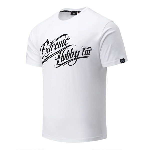 T-shirt Męski koszulka bawełniana EXTREME HOBBY SIGNATURE. Białe t-shirty męskie EXTREME HOBBY, m, bez wzorów, z bawełny, bez kołnierzyka. Za 129.00 zł.