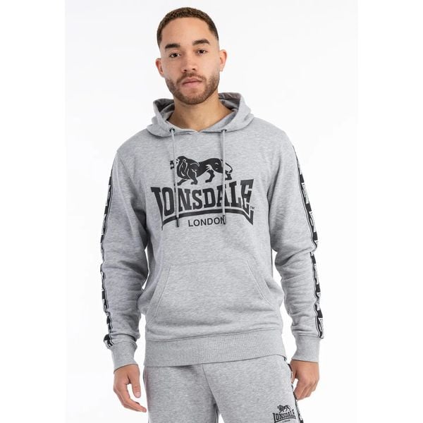 Bluza z kapturem o regularnym kroju Lonsdale Scousburgh. Czarne bluzy z kapturem męskie Lonsdale, l, z bawełny. Za 279.00 zł.