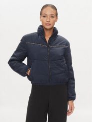 Tommy Jeans Kurtka przejściowa DW0DW17238 Granatowy Regular Fit. Niebieskie kurtki damskie Tommy Jeans, m, bez wzorów, z jeansu, bez kaptura. Za 659.99 zł.