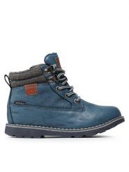 CMP Trapery Kids Thuban Lifestyle Wp 39Q4944 Niebieski. Niebieskie buty zimowe chłopięce CMP, ze skóry, bez zapięcia. Za 219.99 zł.