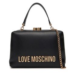 Torebka LOVE MOSCHINO. Czarne torebki klasyczne damskie Love Moschino, bez wzorów, bez dodatków. Za 759.99 zł.