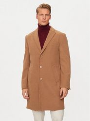 Pierre Cardin Płaszcz wełniany C4 83100.6130 Brązowy Regular Fit. Brązowe płaszcze męskie Pierre Cardin, m, bez wzorów, z syntetyku. Za 1,219.00 zł.