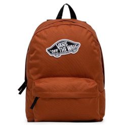 Plecak szkolny sportowy Vans REALM. Brązowe plecaki damskie Vans, bez wzorów. W wyprzedaży za 122.00 zł.