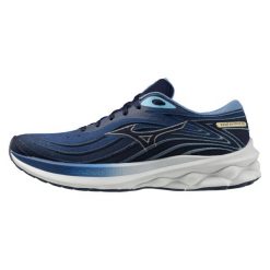 Second Life - Buty do biegania męskie Mizuno Wave Skyrise 5... - Stan Doskonały. Niebieskie obuwie do biegania damskie Mizuno, mizuno wave. Za 296.99 zł.
