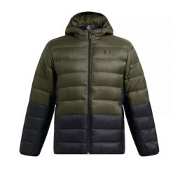 Kurtka puchowa Under Armour Legend. Czarne kurtki męskie Under Armour, xl, bez wzorów, z dzianiny, bez kaptura. Za 803.55 zł.