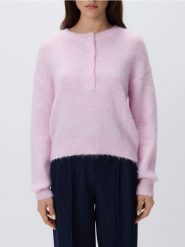 Sweter z domieszką wełny - pastelowy róż. Czerwone swetry klasyczne damskie Reserved, l, z dzianiny, bez kołnierzyka. Za 129.99 zł.