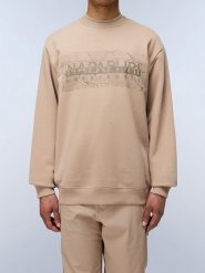 Napapijri Bluza w kolorze beżowym rozmiar: S. Brązowe bluzy bez kaptura męskie Napapijri, s. Za 135.81 zł.