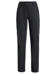 Spodnie damskie Strathcona Pants II. Czarne spodnie materiałowe damskie Vaude, bez wzorów, z elastanu. Za 566.65 zł.