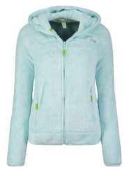 Geographical Norway Kurtka polarowa "Upalood" w kolorze błękitnym rozmiar: L. Niebieskie kurtki damskie Geographical Norway, l, bez wzorów, z polaru, bez kaptura. Za 104.89 zł.