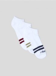 Skarpetki frotte 3 pack - kremowy. Białe skarpetki męskie Sinsay, bez wzorów. Za 12.99 zł.