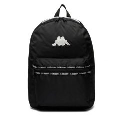 Plecak Kappa. Czarne plecaki damskie Kappa, bez wzorów, sportowe. Za 99.99 zł.