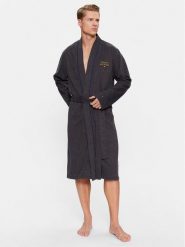 Tommy Hilfiger Szlafrok UM0UM02990 Szary. Szare szlafroki męskie Tommy Hilfiger, m, bez wzorów, z bawełny. Za 649.99 zł.