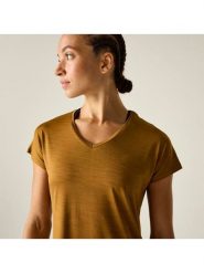 Dare 2b Koszulka sportowa "Vigilant" w kolorze jasnobrązowym rozmiar: 38. Brązowe bluzki sportowe damskie Dare 2b, s, bez wzorów, z materiału, bez ramiączek. Za 74.63 zł.