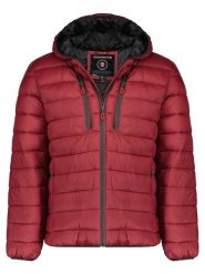 Geographical Norway Kurtka pikowana w kolorze czerwonym rozmiar: M. Czerwone kurtki damskie Geographical Norway, m, bez wzorów, bez kaptura. Za 153.34 zł.