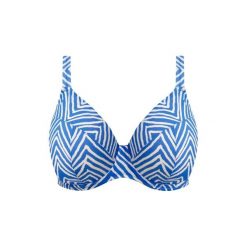 Damski strój kąpielowy na fiszbinach Elomi Plunge Fiji Falls. Białe bikini damskie ELOMI, w ażurowe wzory. Za 276.50 zł.