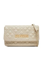 LOVE MOSCHINO Torebka JC4097PP1MLA0110 Écru. Torebki klasyczne damskie Love Moschino, bez wzorów, ze skóry, wizytowe, bez kołnierzyka, bez ramiączek. Za 379.99 zł.
