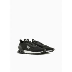 Buty sportowe męskie EA7 Emporio Armani Legacy Knit sneakersy lifestylowe. Czarne buty sportowe na co dzień męskie EA7, bez zapięcia. Za 599.00 zł.