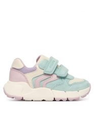 Geox Sneakersy B Flexyper Mini Girl B656NA 01422 C3BE8 M Turkusowy. Niebieskie buty sportowe dziewczęce Geox, bez wzorów, ze skóry, bez zapięcia. Za 239.99 zł.