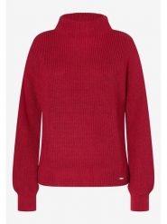More & More Sweter w kolorze czerwonym rozmiar: 44. Czerwone golfy damskie MORE & MORE, bez wzorów, bez ramiączek. Za 162.49 zł.