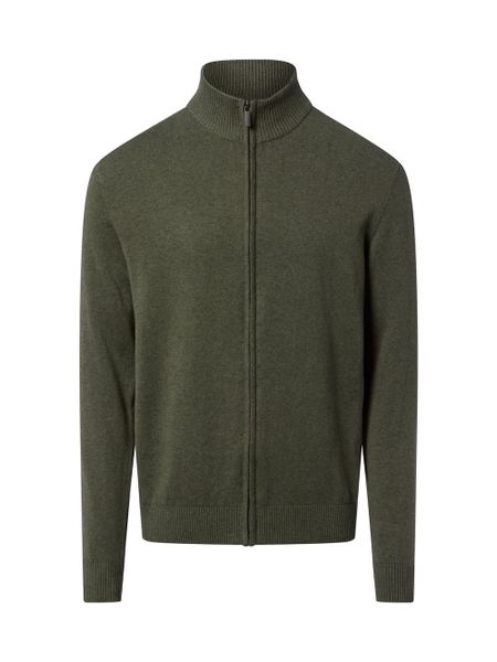 Nils Sundström Męski kardigan Mężczyźni Bawełna zielony jednolity, S. Zielone kardigany męskie Nils Sundström, m, bez wzorów, z bawełny, bez kołnierzyka. Za 249.95 zł.