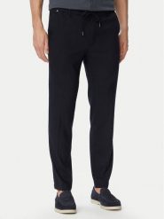 BOSS Spodnie materiałowe H-Kanel 50557859 Granatowy Regular Fit. Niebieskie spodnie materiałowe męskie Boss, bez wzorów, z materiału. Za 679.99 zł.