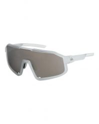 Okulary przeciwsłoneczne męskie Quiksilver Slash+. Białe okulary przeciwsłoneczne męskie Quiksilver, z materiału. Za 399.99 zł.