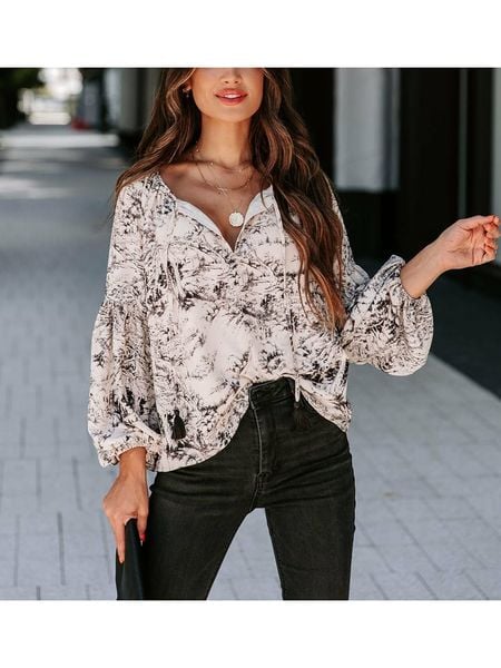 Milan Kiss Bluzka w kolorze kremowym rozmiar: S. Brązowe bluzki damskie Milan Kiss, s, bez wzorów, bez kołnierzyka, bez ramiączek. Za 86.99 zł.