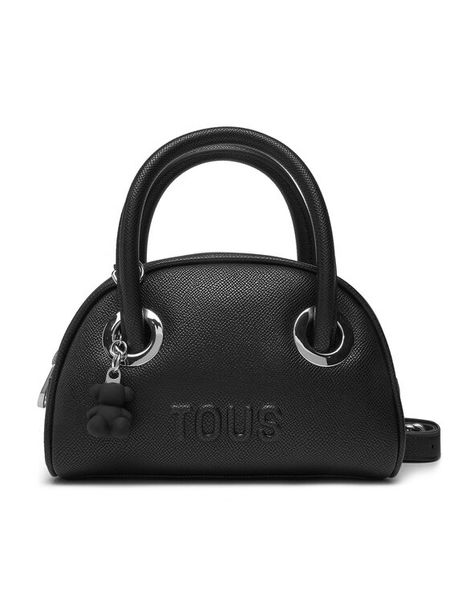 TOUS Torebka Poppy 2002202251 Czarny. Czarne torebki klasyczne damskie Tous, bez wzorów, ze skóry, bez dodatków. Za 849.99 zł.