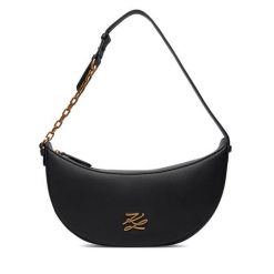 Torebka KARL LAGERFELD. Czarne torebki klasyczne damskie Karl Lagerfeld, bez wzorów, bez dodatków. Za 1,199.00 zł.