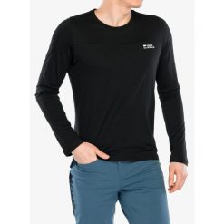 Bluza rowerowa męska Mons Royale Diversion Merino Bike Jersey Long Sleeve. Czarne bluzy bez kaptura męskie Mons Royale, bez wzorów, z jersey, bez kołnierzyka, bez ramiączek. Za 424.99 zł.