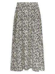 MOSS COPENHAGEN Spódnica w kolorze kremowo-czarnym rozmiar: XL. Brązowe spódniczki damskie MOSS COPENHAGEN, xl, bez wzorów, z bawełny, midi. Za 144.24 zł.