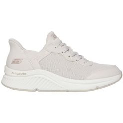 Buty sportowe damskie Skechers Bobs Arch Comfort B. Czerwone buty sportowe na co dzień damskie Skechers, bez wzorów, z syntetyku. Za 333.99 zł.