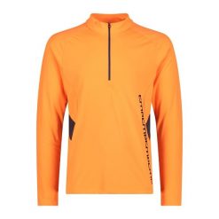 Bluza treningowa zapinana do połowy CMP. Brązowe bluzy bez kaptura męskie CMP, xl, z dzianiny. Za 348.00 zł.