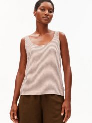 ARMEDANGELS Top - Minaami Lita Kobiety Bawełna (100%) brązowy|wielokolorowy, XS. Brązowe topy sportowe damskie ARMEDANGELS, xs, bez wzorów, z bawełny, bez ramiączek. Za 199.95 zł.