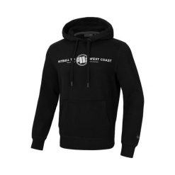 Bluza męska Pitbull z kapturem Keep Rolling. Czarne bluzy sportowe męskie PITBULL, bez wzorów, sportowe, bez kołnierzyka, bez ramiączek. Za 279.00 zł.