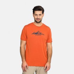 T-shirt męski VIKING Lenta Bamboo Light Man. Brązowe t-shirty męskie VIKING, m, bez wzorów, bez kołnierzyka. Za 139.90 zł.