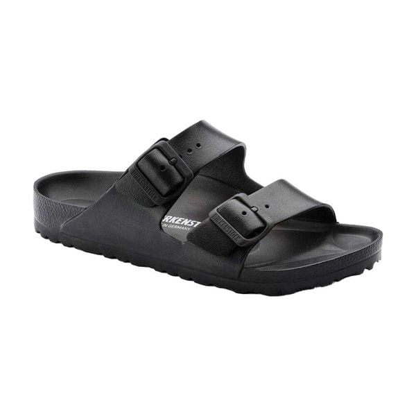 Sandały Damskie Arizona EVA. Czarne sandały damskie Birkenstock, bez wzorów, z materiału, bez obcasa. Za 339.00 zł.