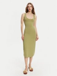 Billabong Sukienka dzianinowa EBJKD00114 Zielony Regular Fit. Zielone sukienki damskie Billabong, l, bez wzorów, z dzianiny, bez kołnierzyka, bez ramiączek. Za 239.99 zł.