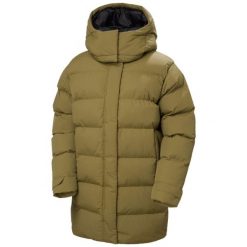 Parka damska z kapturem Helly Hansen Aspire. Brązowe parki damskie Helly Hansen, na zimę, bez wzorów. W wyprzedaży za 1,156.95 zł.