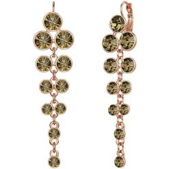 Lulu & Jane Kolczyki Stop metali Różowy złoty 1 ct Damski. Czerwone kolczyki damskie Lulu & Jane, pozłacane. Za 169.99 zł.