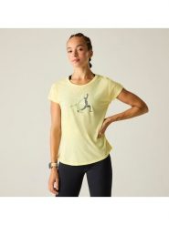 Dare 2b Koszulka sportowa "Serenity" w kolorze żółtym rozmiar: 38. Żółte bluzki sportowe damskie Dare 2b, s, bez wzorów, z materiału, bez ramiączek. Za 65.54 zł.